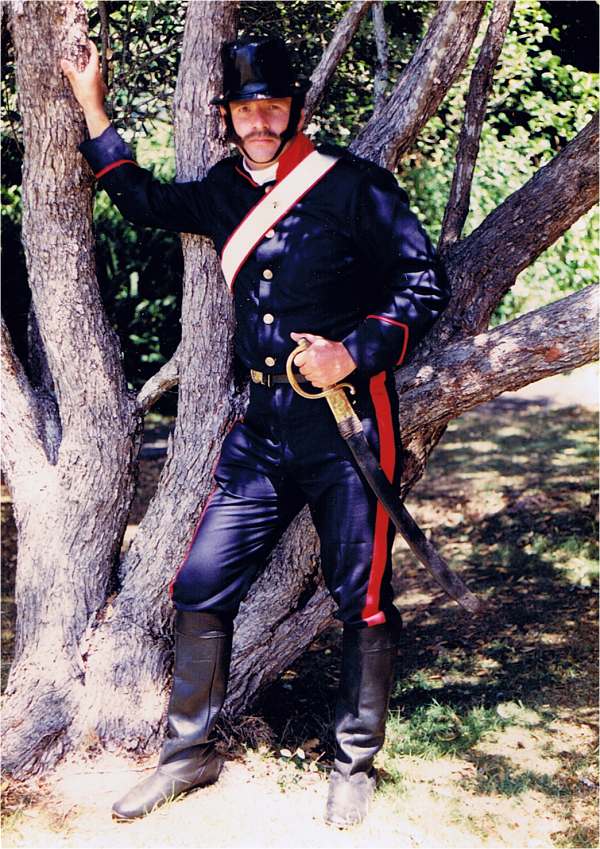Me as a trooper of the New South Wales Mounted Police (c1840).